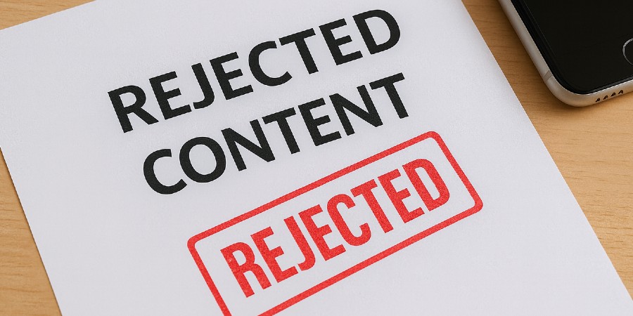 Steady Content Review Rejected Content