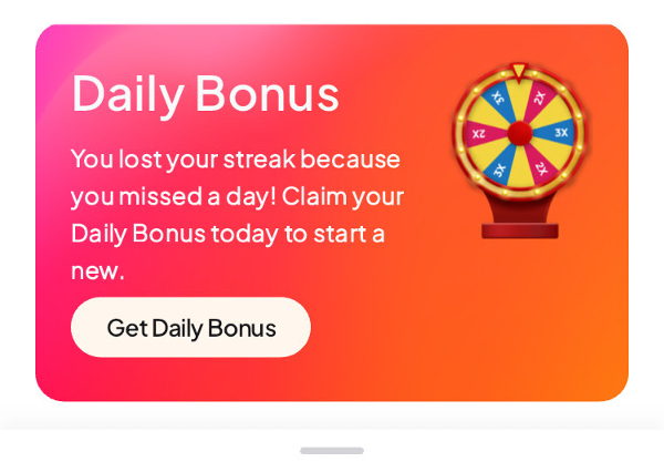 Benjamin daily login bonus wheel