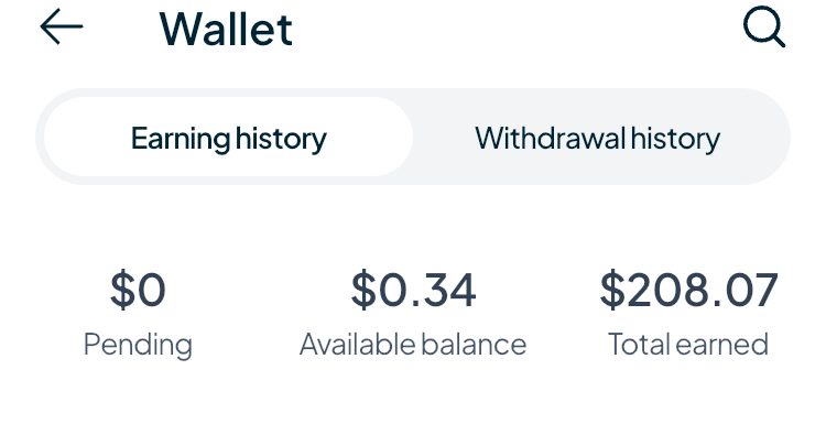 Benjamin app wallet balance