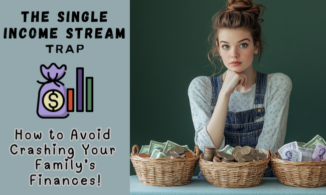 Single Income Stream Trap: Tips For Work-from-Home Moms