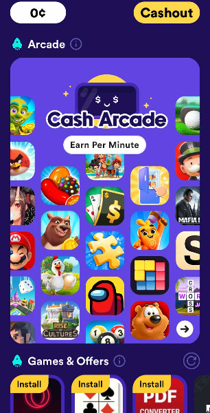 Cash Arcade App