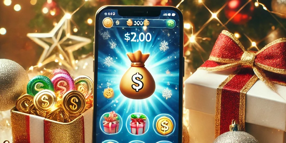 Phone earning Christmas money