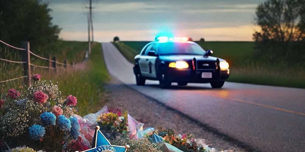 Matthew Huttle cop car