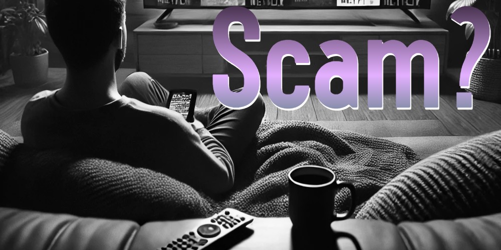 Someone watching Netflix