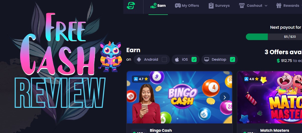 FreeCash Review: Does It Really Pay or Just Another Scam?