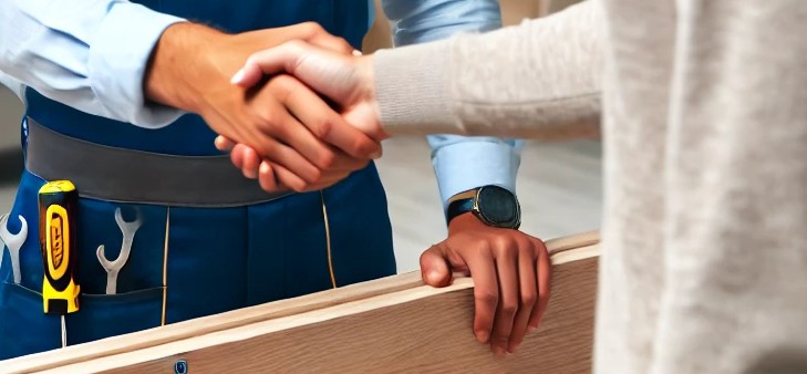 Handyman hired from Task rabbit