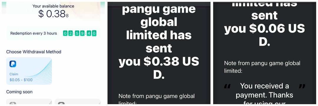 ProGame Payment proof