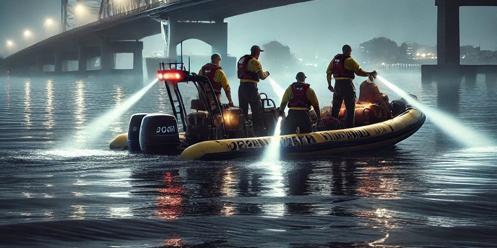 search for missing boaters