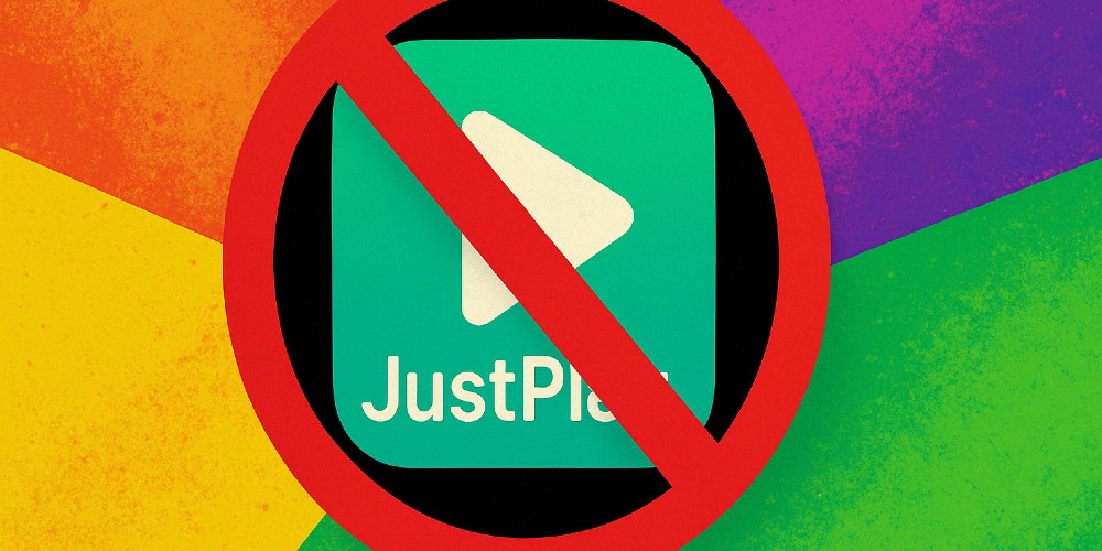 JustPlay removed from the app store for ios users