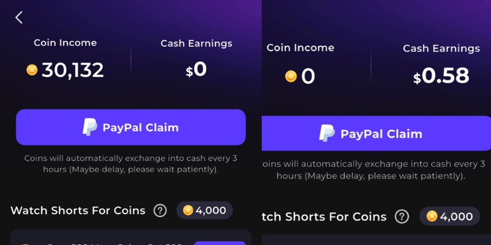 Coin conversion rate