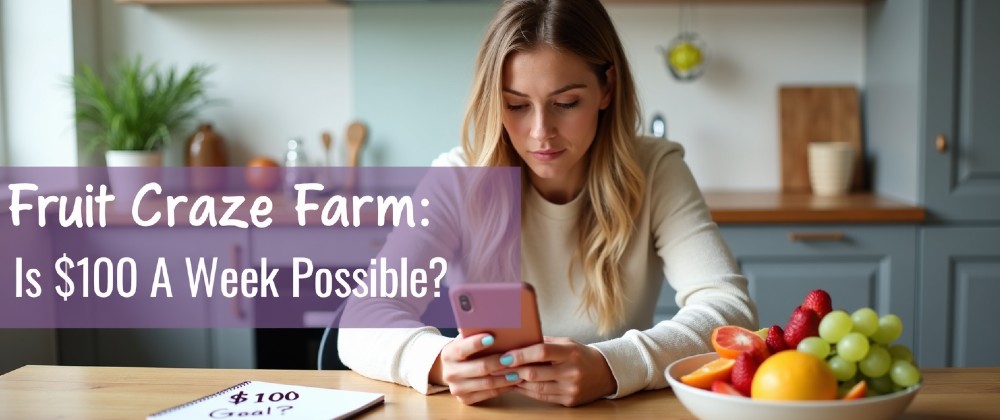 Can You Actually Make $100 a Week with Fruit Craze Farm?