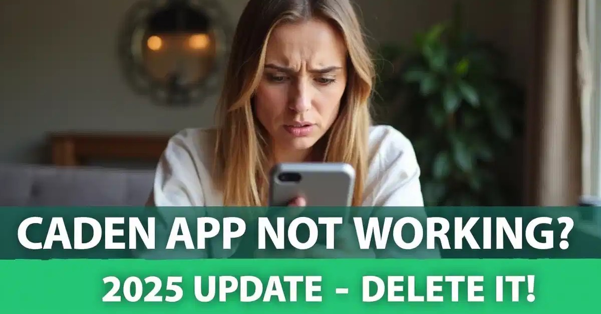 Caden App Not Working? It ‘Came Back’ & You Should Delete It