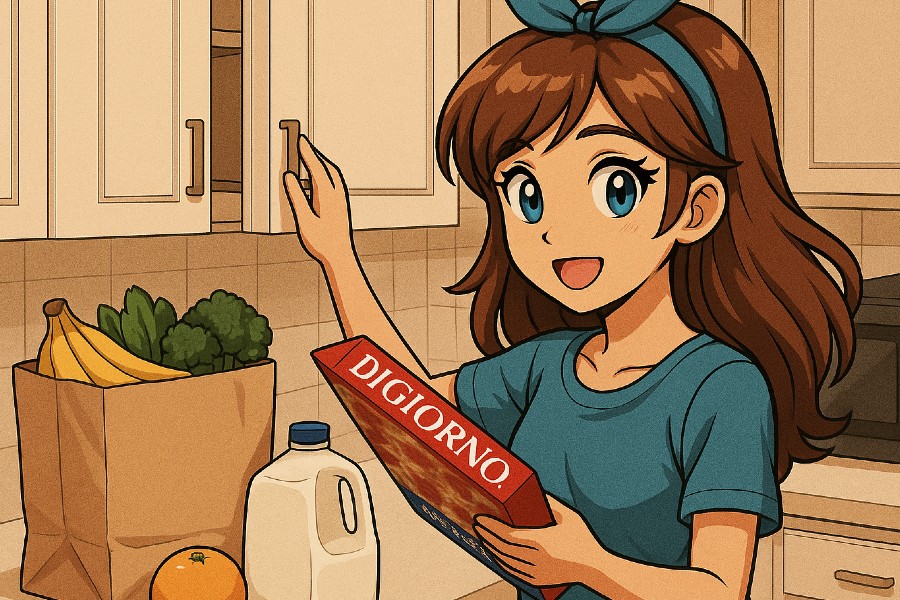 Putting Away Groceries