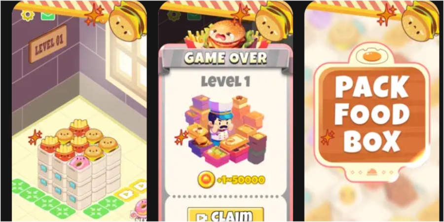 Pack Food Box Gameplay