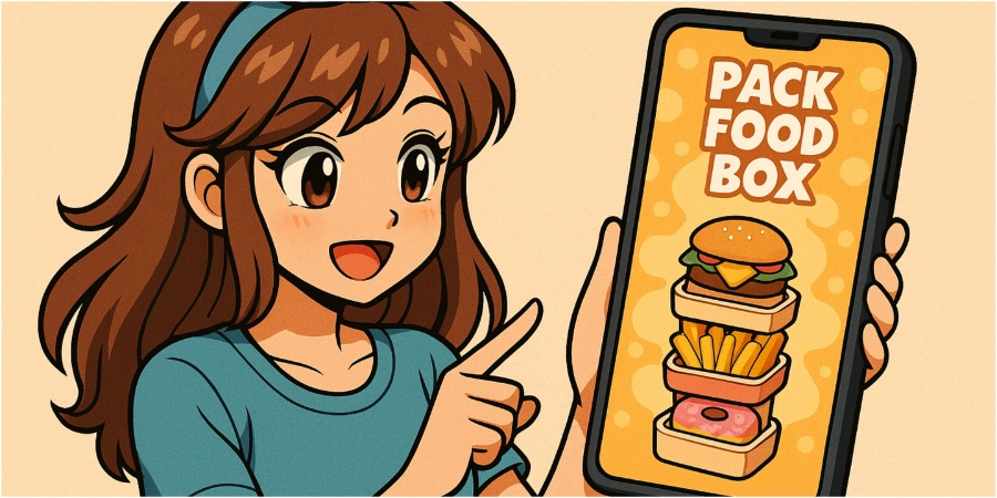 Playing Pack Food Box