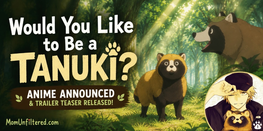 ‘Would You Like to Be a Tanuki?’ Anime Announced & Trailer Teaser Released