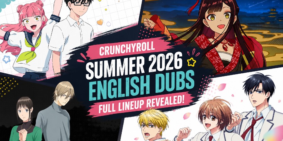 CrunchyRoll Eng Dub Summer 2026 Lineup