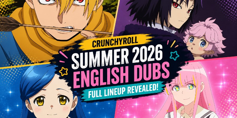 CrunchyRoll Eng Dub Summer 2026